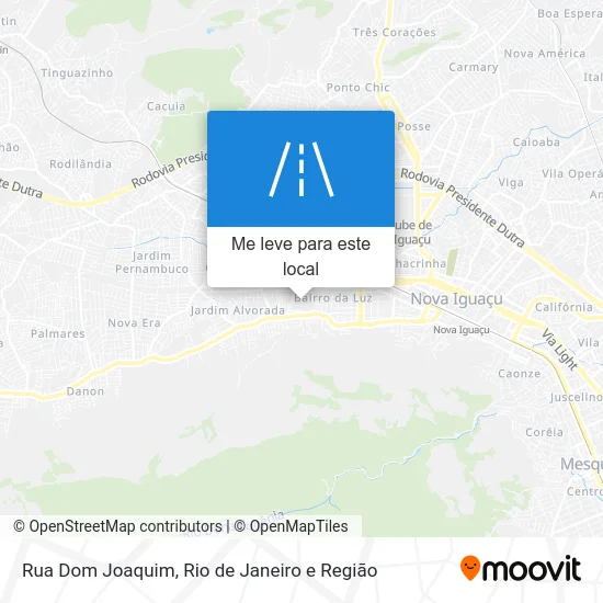 Rua Dom Joaquim mapa