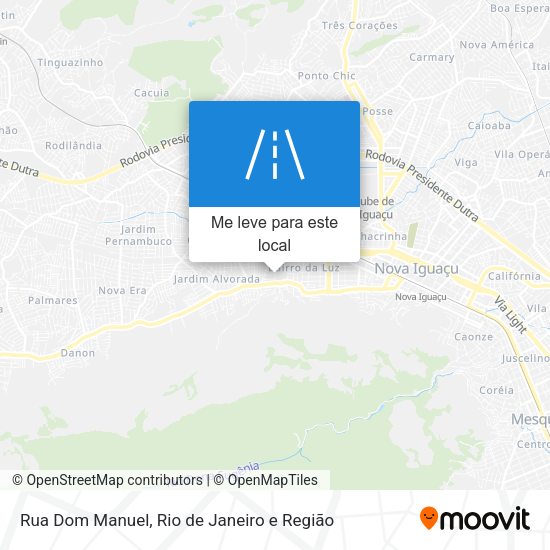 Rua Dom Manuel mapa
