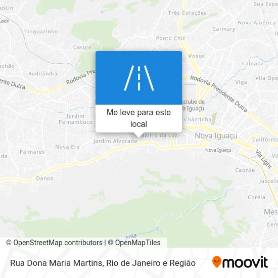 Rua Dona Maria Martins mapa
