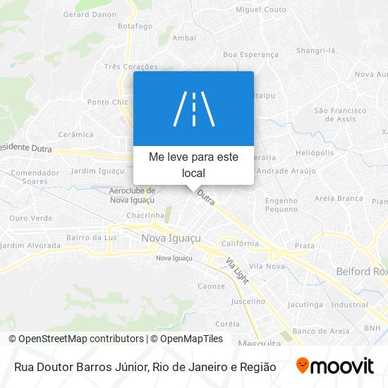Rua Doutor Barros Júnior mapa