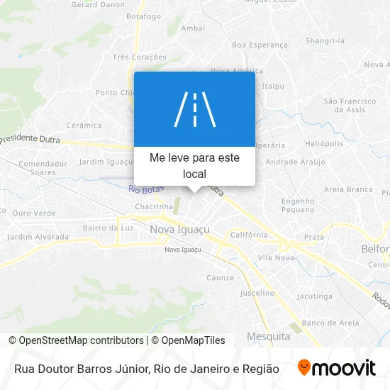 Rua Doutor Barros Júnior mapa