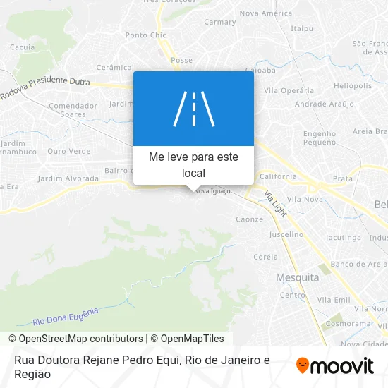 Rua Doutora Rejane Pedro Equi mapa