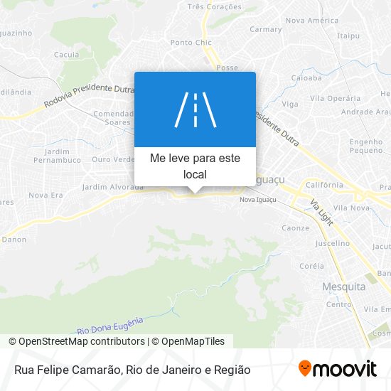 Rua Felipe Camarão mapa