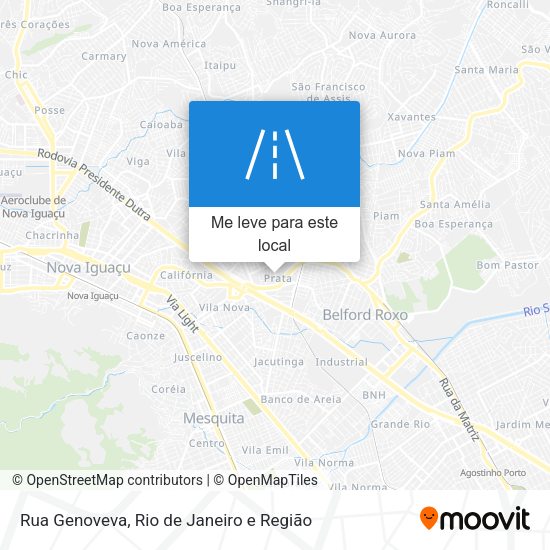 Rua Genoveva mapa