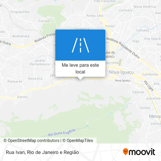 Rua Ivan mapa