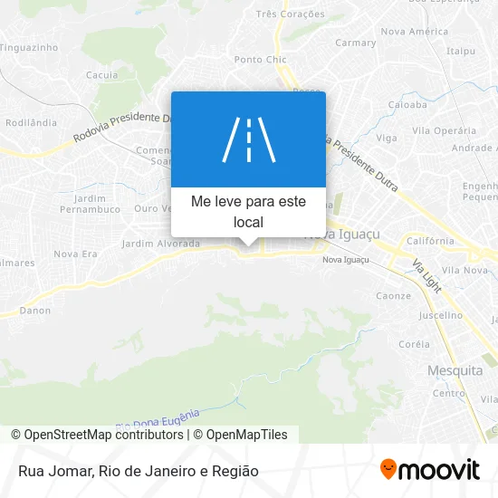 Rua Jomar mapa