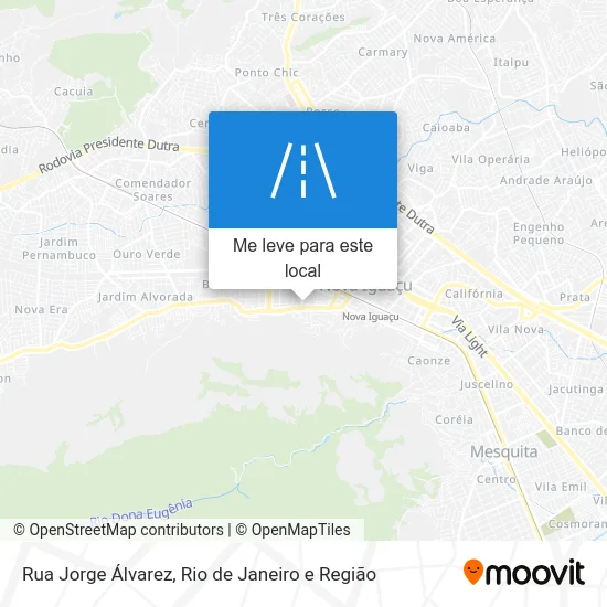 Rua Jorge Álvarez mapa