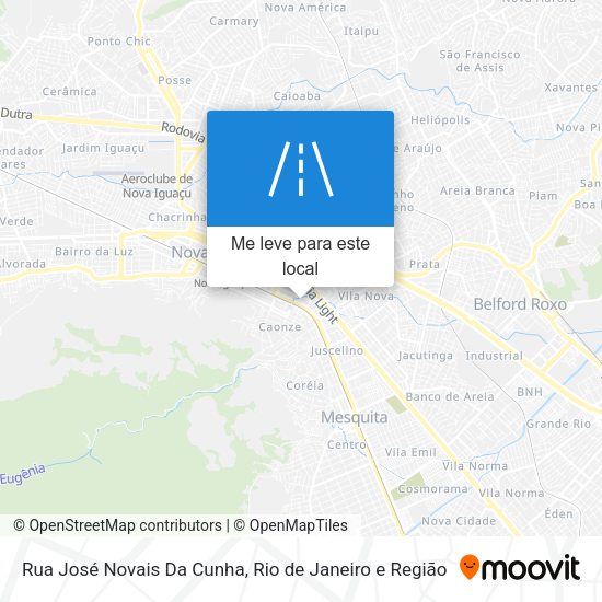 Rua José Novais Da Cunha mapa