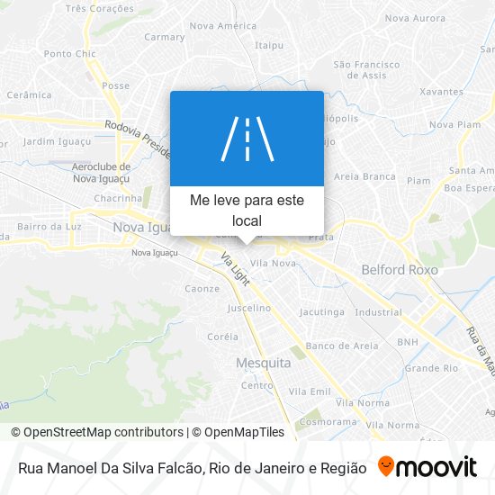 Rua Manoel Da Silva Falcão mapa