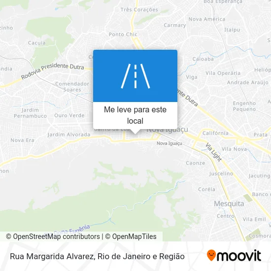 Rua Margarida Alvarez mapa