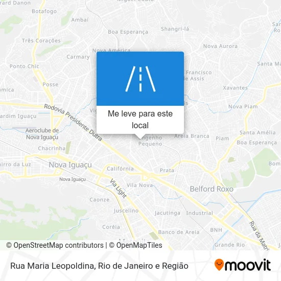 Rua Maria Leopoldina mapa