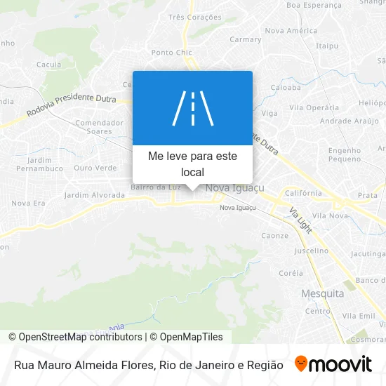 Rua Mauro Almeida Flores mapa