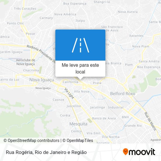 Rua Rogéria mapa