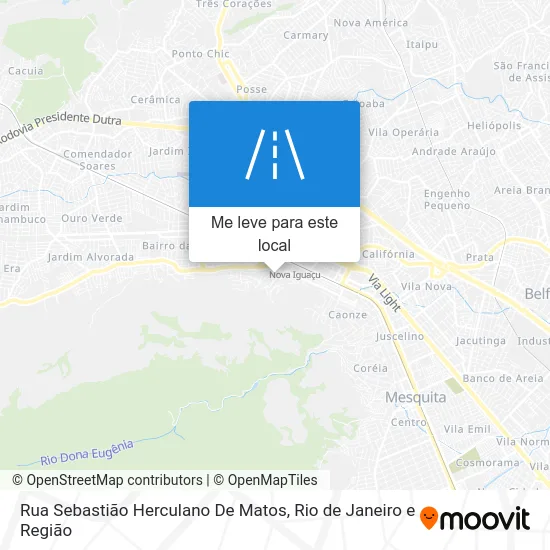 Rua Sebastião Herculano De Matos mapa