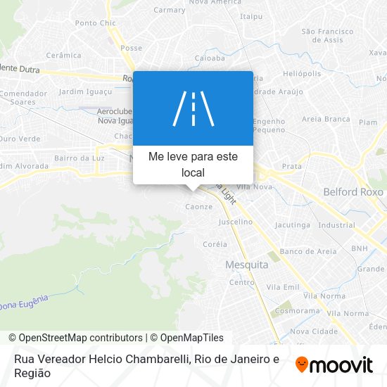 Rua Vereador Helcio Chambarelli mapa