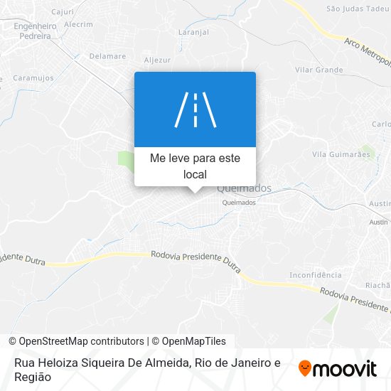 Rua Heloiza Siqueira De Almeida mapa