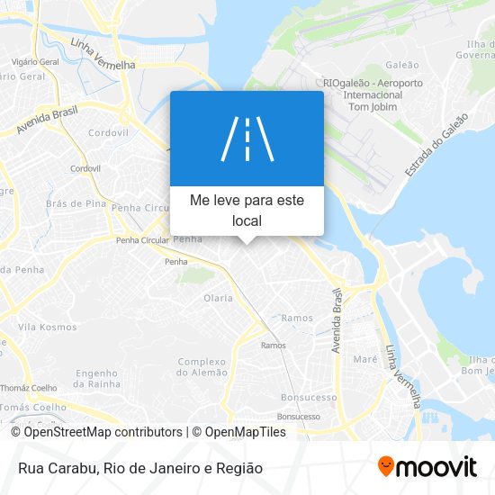 Rua Carabu mapa