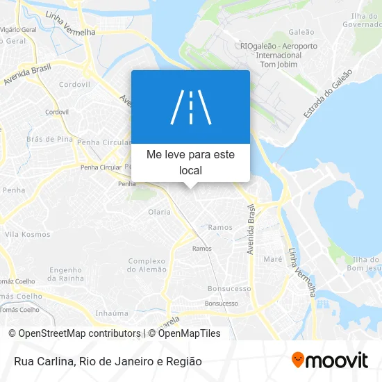Rua Carlina mapa
