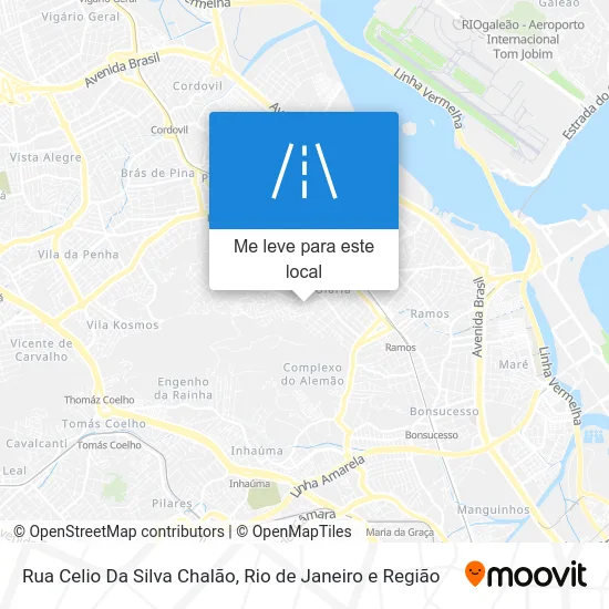 Rua Celio Da Silva Chalão mapa