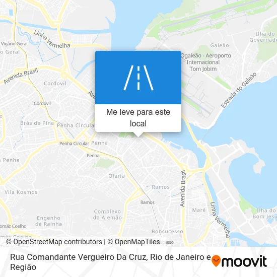 Rua Comandante Vergueiro Da Cruz mapa
