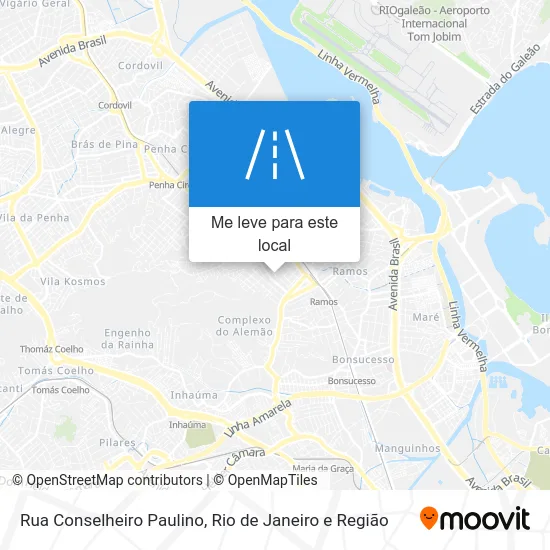 Rua Conselheiro Paulino mapa