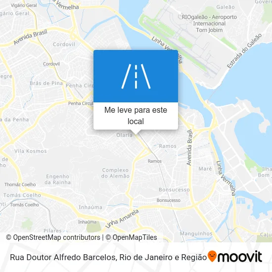 Rua Doutor Alfredo Barcelos mapa