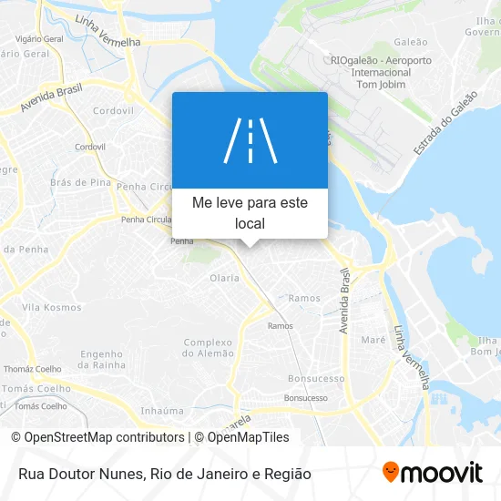 Rua Doutor Nunes mapa