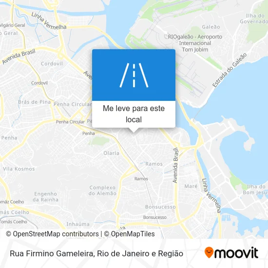 Rua Firmino Gameleira mapa