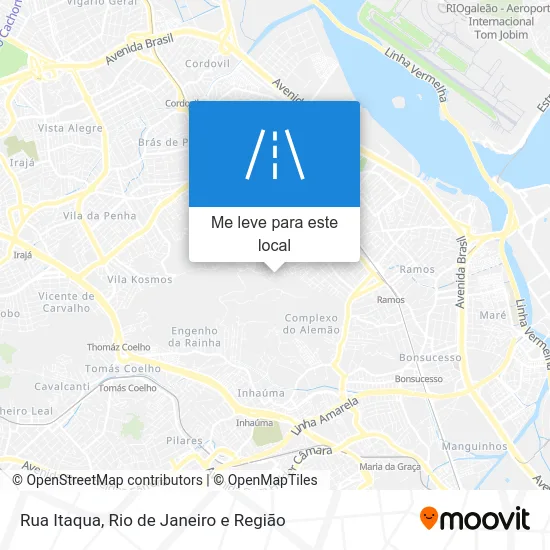 Rua Itaqua mapa