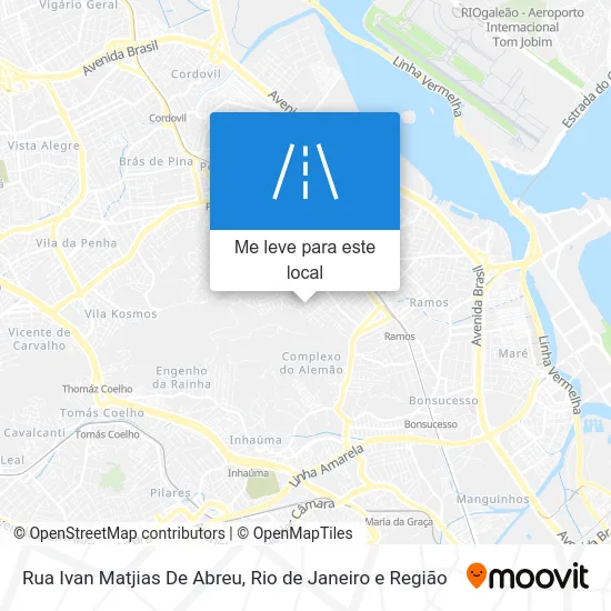 Rua Ivan Matjias De Abreu mapa