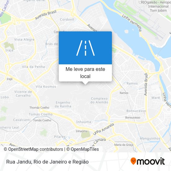 Rua Jandu mapa