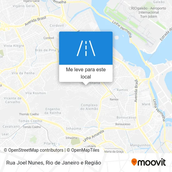 Rua Joel Nunes mapa