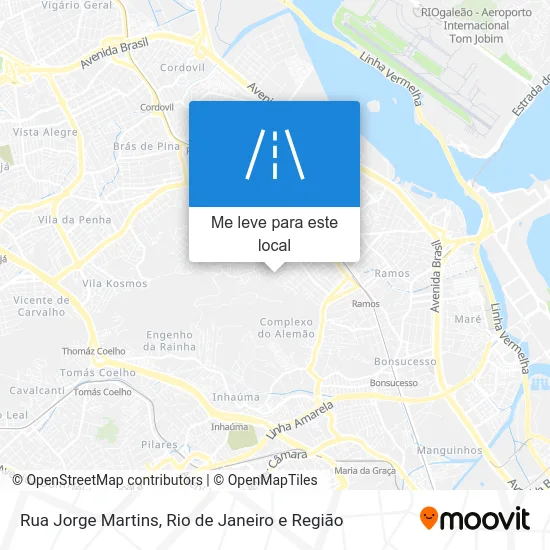 Rua Jorge Martins mapa