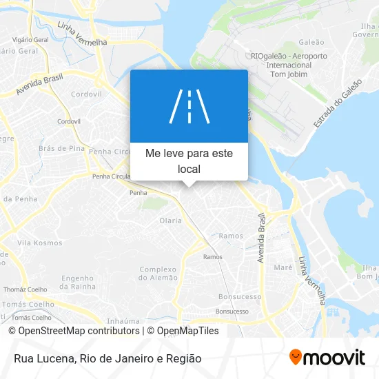 Rua Lucena mapa