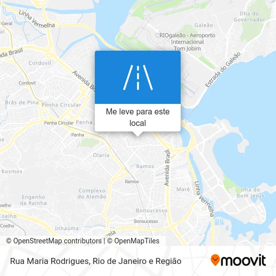 Rua Maria Rodrigues mapa