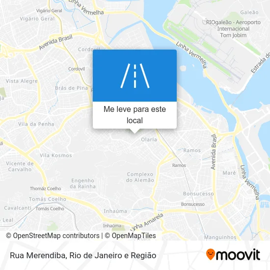 Rua Merendiba mapa