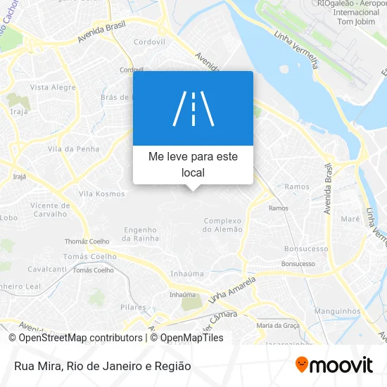 Rua Mira mapa