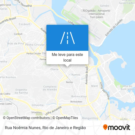 Rua Noêmia Nunes mapa