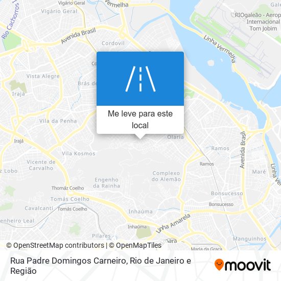 Rua Padre Domingos Carneiro mapa