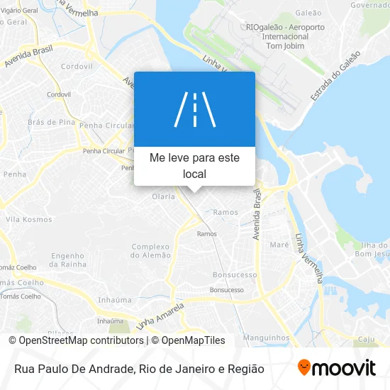 Rua Paulo De Andrade mapa