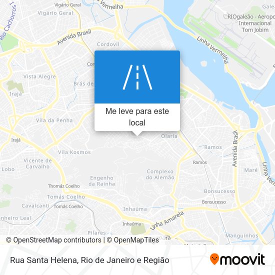 Rua Santa Helena mapa