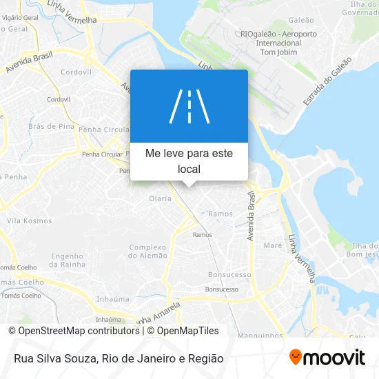 Rua Silva Souza mapa