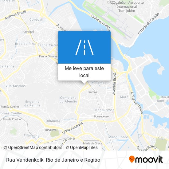 Rua Vandenkolk mapa