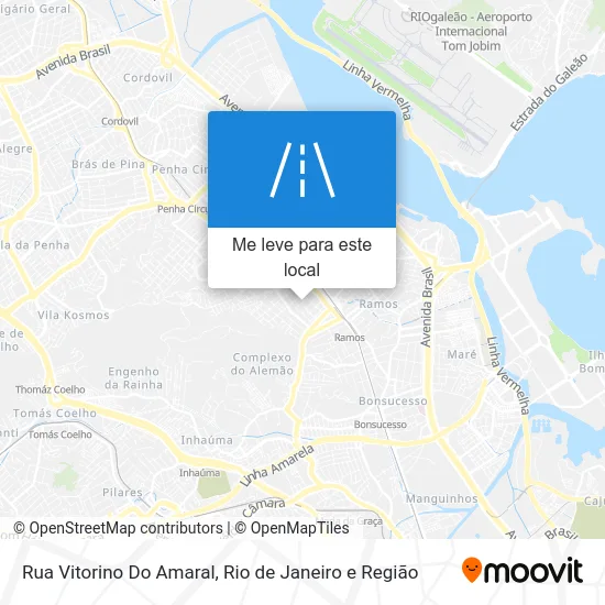 Rua Vitorino Do Amaral mapa