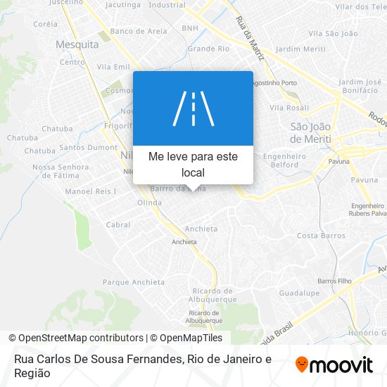 Rua Carlos De Sousa Fernandes mapa