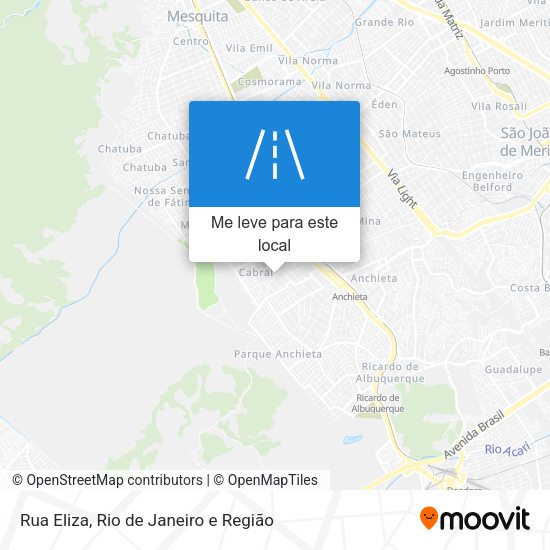 Rua Eliza mapa