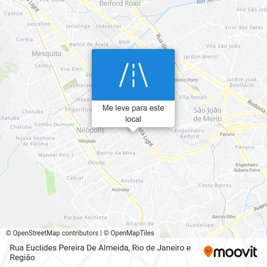 Rua Euclides Pereira De Almeida mapa