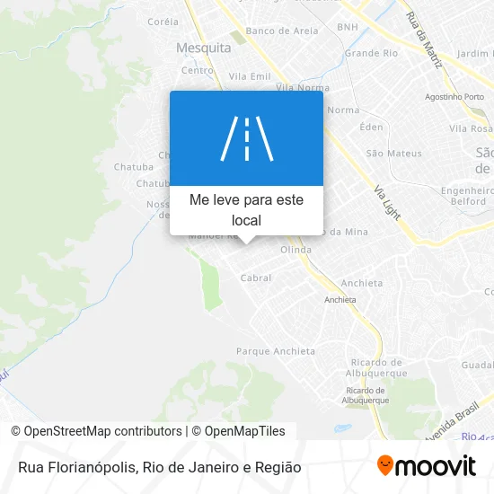 Rua Florianópolis mapa