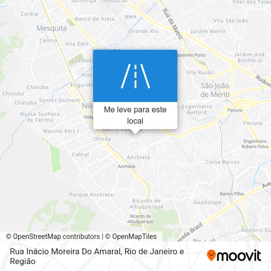 Rua Inácio Moreira Do Amaral mapa