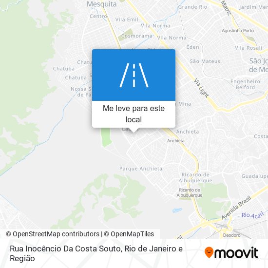 Rua Inocêncio Da Costa Souto mapa